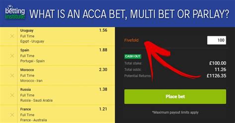 multi bet meaning|Multiple Bets – Double, Treble, Parlay & Acca .